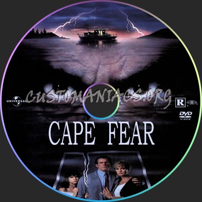 Cape Fear (1991) dvd label