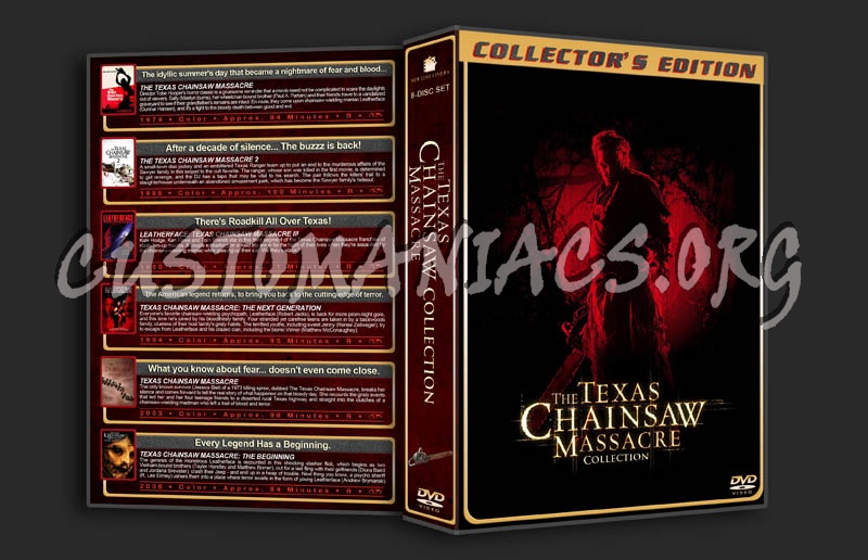 The Texas Chainsaw Massacre Collection dvd cover