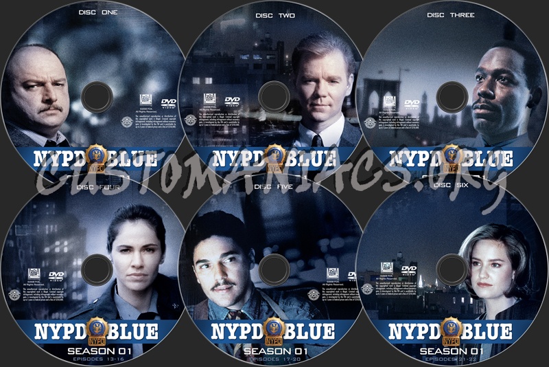 NYPD Blue Season 1 dvd label
