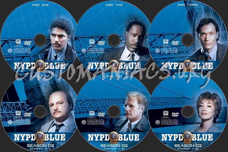 NYPD Blue Season 2 dvd label
