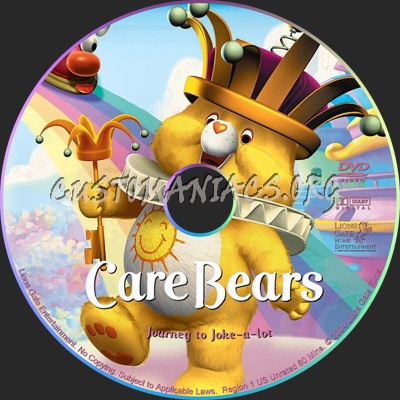 Care Bears Journey To Joke-a-lot dvd label