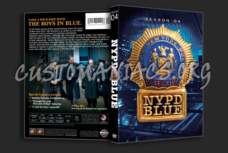 NYPD Blue Season 4 dvd cover