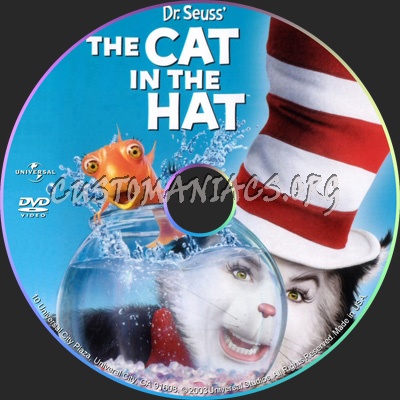 The Cat In The Hat dvd label
