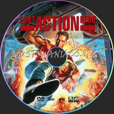 Last Action Hero dvd label