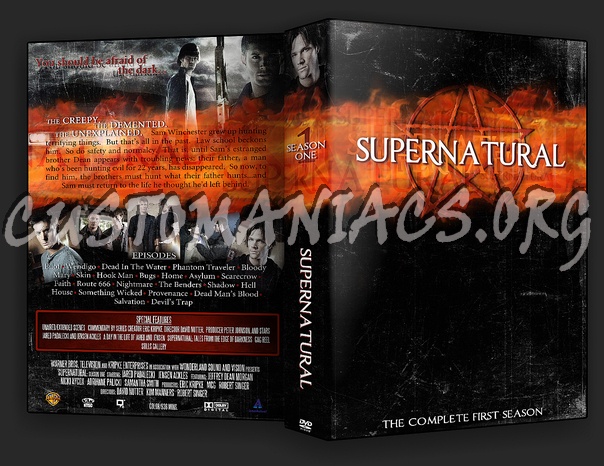 Supernatural Season 1 - Slim 6 dvd cover