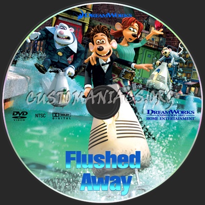 Flushed Away dvd label