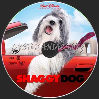 Shaggy Dog dvd label