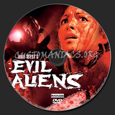 Evil Aliens dvd label
