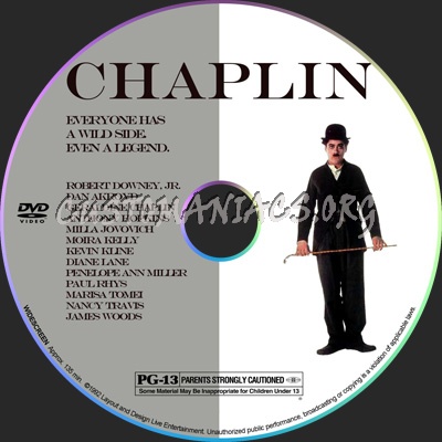 Chaplin dvd label