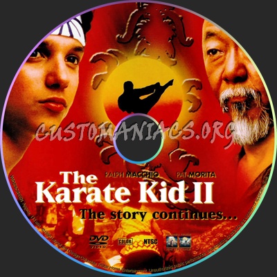 The Karate Kid II dvd label