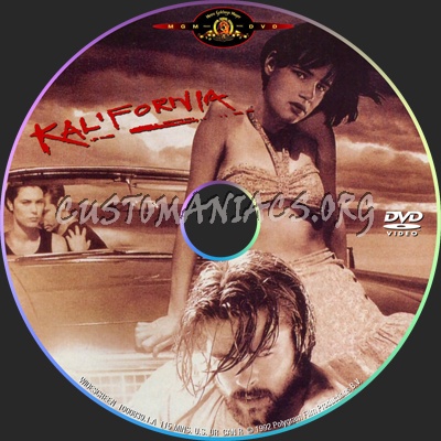 Kalifornia dvd label