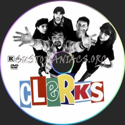 Clerks dvd label