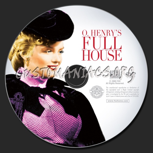 O. Henry's Full House dvd label