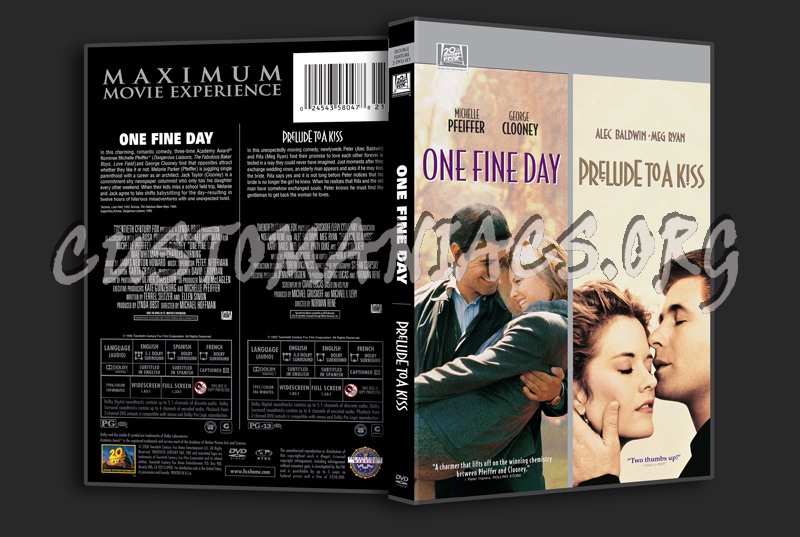 One Fine Day / Prelude to a Kiss dvd cover