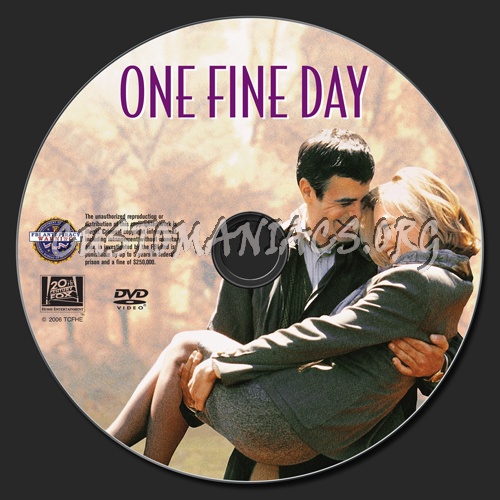 One Fine Day dvd label