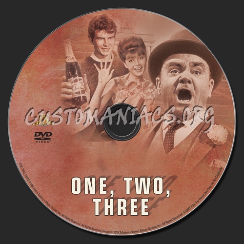 One, Two, Three dvd label