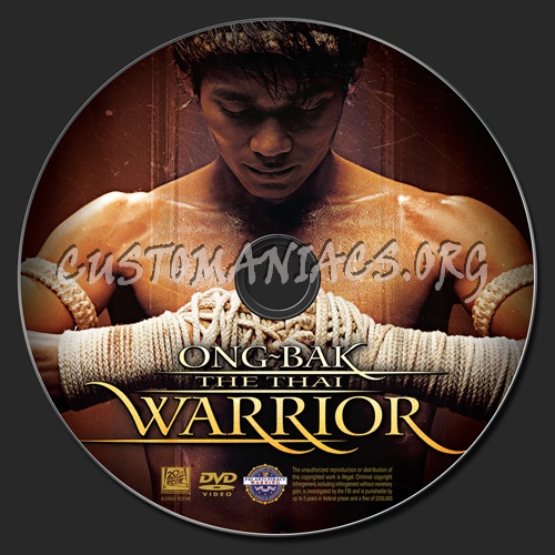 Ong-Bak The Thai Warrior dvd label