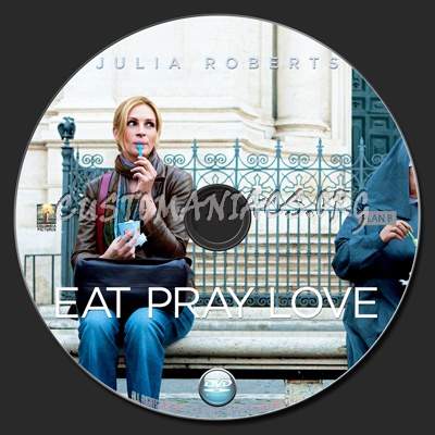 Eat Pray Love dvd label