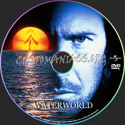 Waterworld dvd label