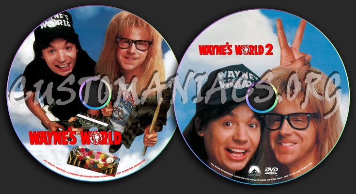 Wayne's World dvd label