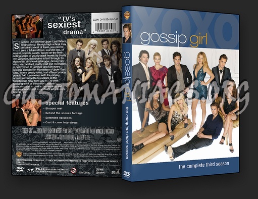 Gossip Girl Season 3 dvd cover