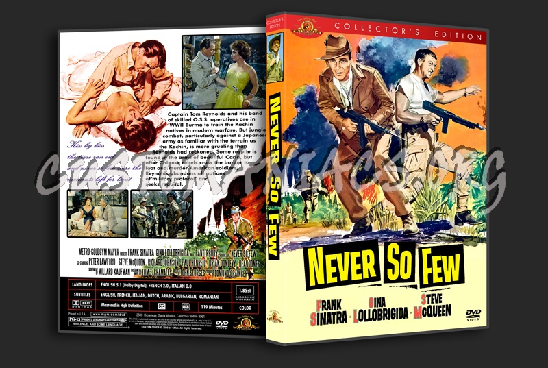 Never So Few dvd cover