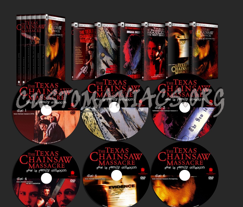 Texas Chainsaw Massacre Collection dvd cover