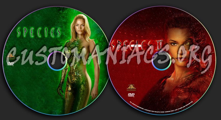 Species dvd label