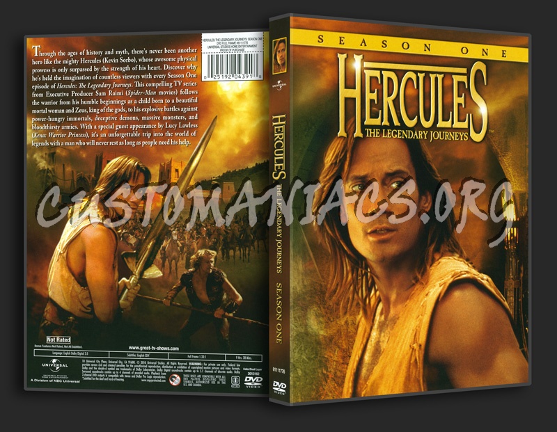 Hercules The Legendary Journeys Season 1 dvd cover