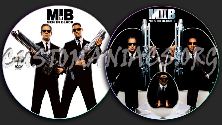 Men in Black dvd label