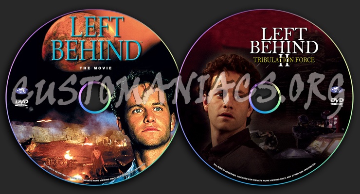 Left Behind dvd label