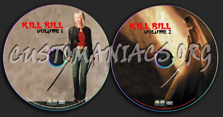 Kill Bill dvd label