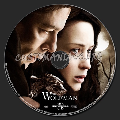 The Wolfman dvd label