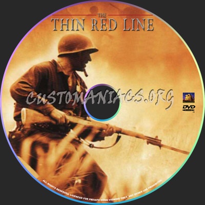 The Thin Red Line dvd label