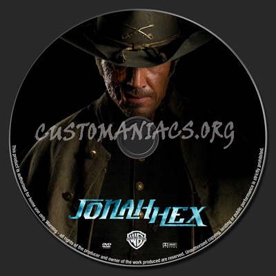 Jonah Hex dvd label