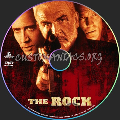The Rock dvd label