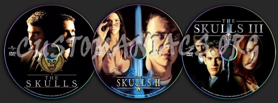 The Skulls dvd label