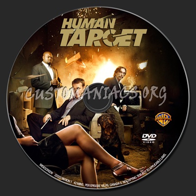 Human Target dvd label