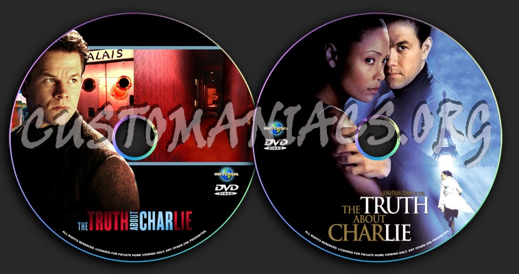 The Truth About Charlie dvd label