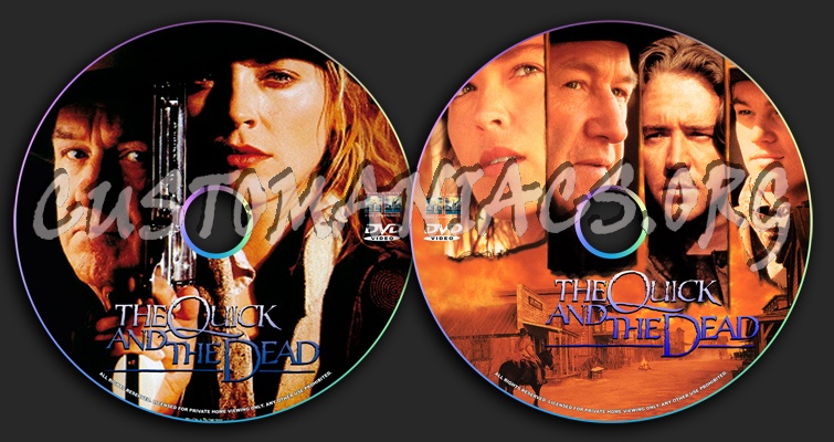 The Quick and the Dead dvd label