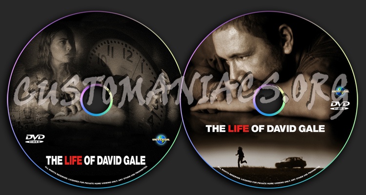 The Life of David Gale dvd label