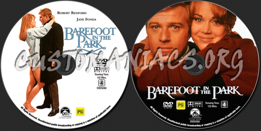 Barefoot In The Park dvd label