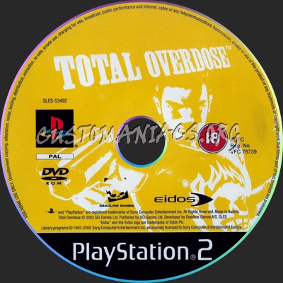 Total Overdose dvd label