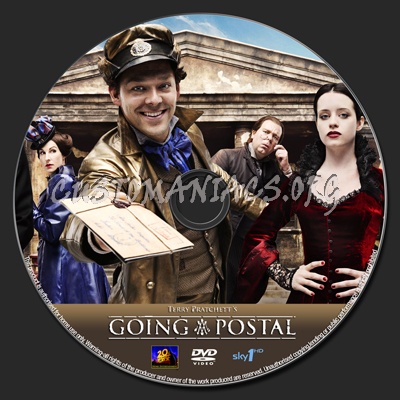Terry Pratchett's Going Postal dvd label