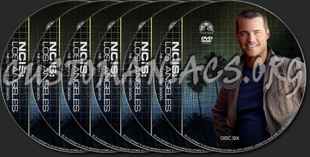 NCIS: Los Angeles - Season 1 - TV Collection dvd label