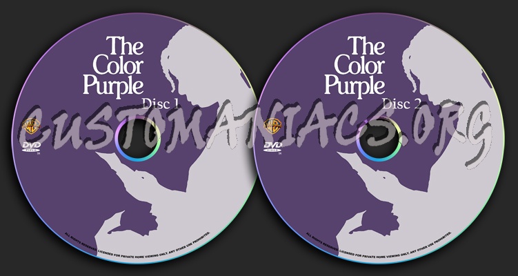 The Color Purple dvd label