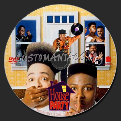 House Party dvd label