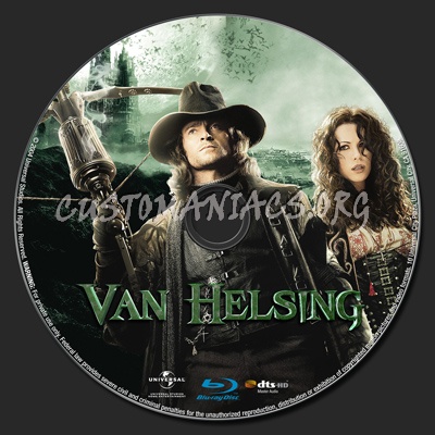 Van Helsing blu-ray label