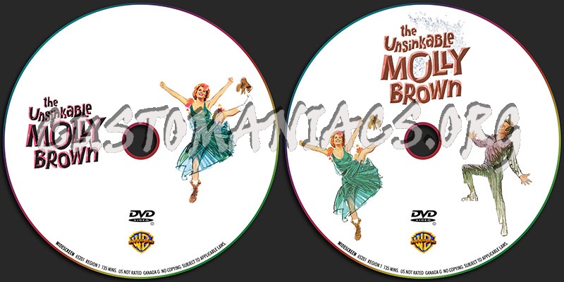 The Unsinkable Molly Brown dvd label