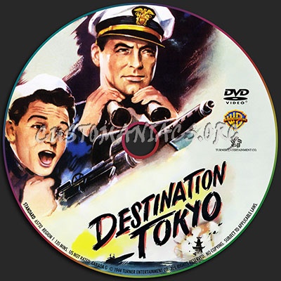 Destination Tokyo dvd label
